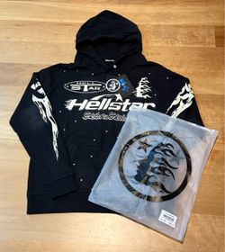 Hellstar Studios Path to Paradise Graphic Racer Hoodie Black Size: M