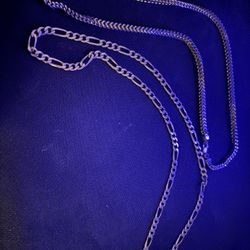 2 Sterling silver 925 Men’s Chains