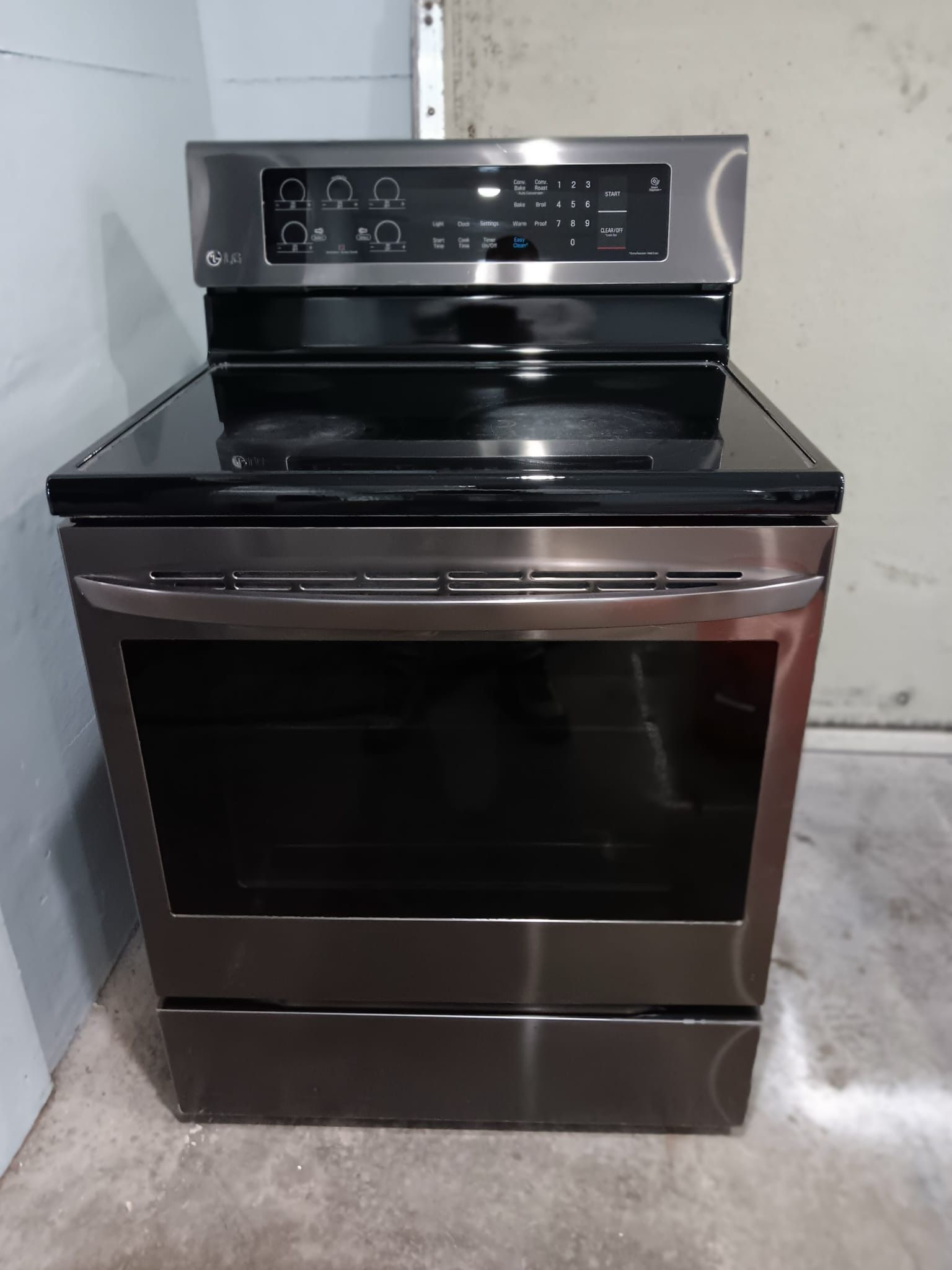 LG stove Electric stainless Steel 