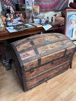 antique dome trunk