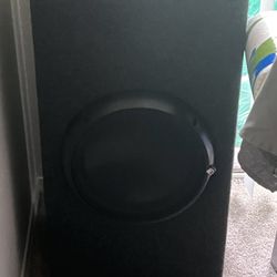 12” Rockford Fosgate TO Dcp 4ohm In Custom Ported Box.