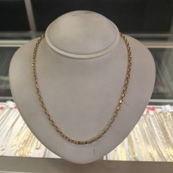 14k Gold Necklace 7.4 Grams 20 Long Layaway Available 10% Dwon If You Interested Please Make Sure You Ask For Maribel Thank You 