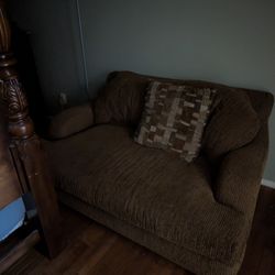 Oversized Chair W/ Matching Ottoman ( Chair And A 1/2)