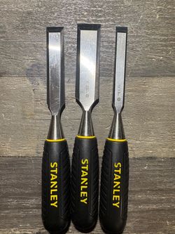 Stanley 3-Piece Wood Chisel Set 1/2”, 3/4” & 1” – STHT16727