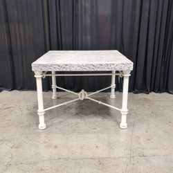 Grey Mottled Stone Top Coffee Table