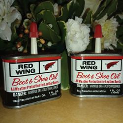 Red Wing Boot Oil, 1970's