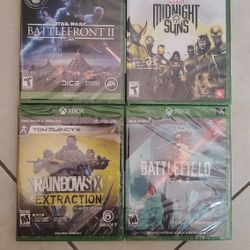 Sealed! Set Of 4 Xbox Games Brand New