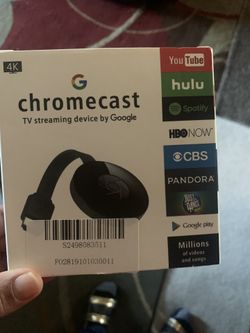 Chrome cast tv streaming 4K