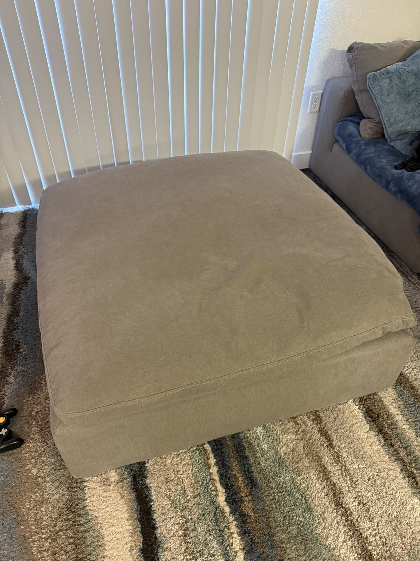 Gray Ottoman