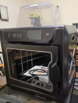 QIDI TECH X-MAX 3D Printer Excellent Condition with extra extruders