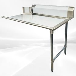 NSF Soiled Dish Table 48W x 30D x45H inches SDT-48L-318

