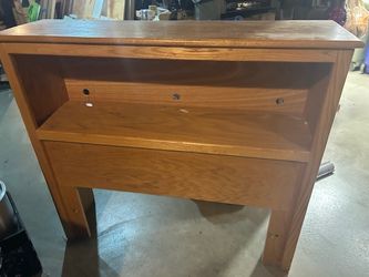 Twin size Oak headboard