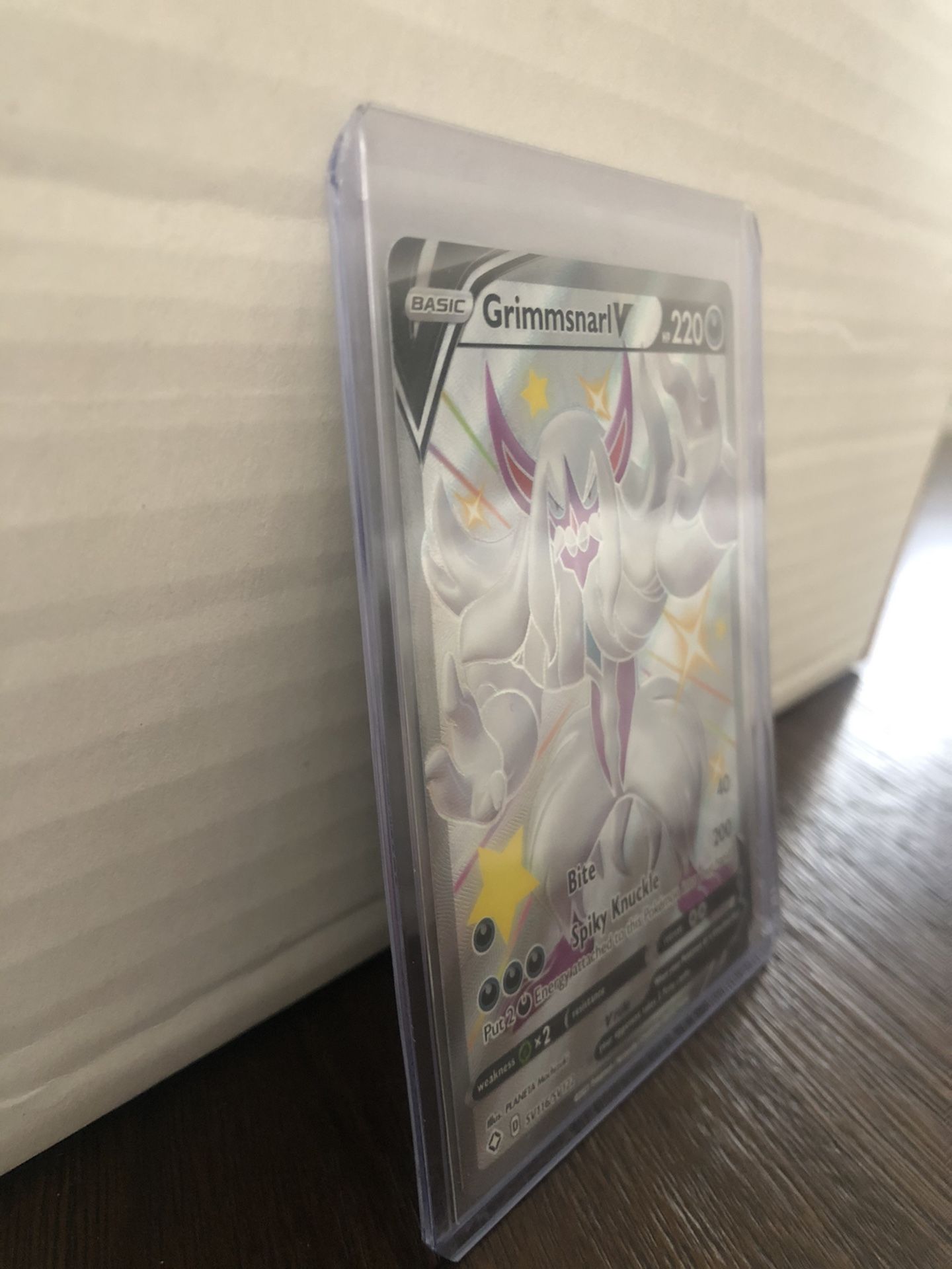Shiny Grimmsnarl V Full Art Holo Rare Pokemon TCG Shining Fates SV116/SV122 NM