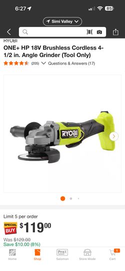 Ryobi Grinder/Cut Off Tool