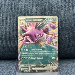 Team Rocket's Nidoking Ex #119 Pokemon TCG Destined Rivals