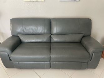 Reclining Leather Sofa