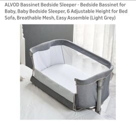 Baby bassinet bedside sleeper