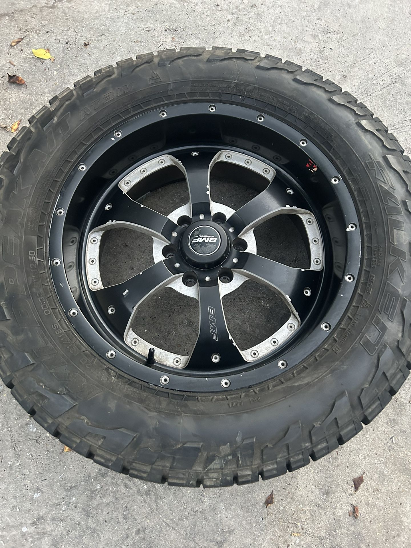 20” BMF OFF ROAD NOVAKANE 6 BLACK BILLET WHEELS