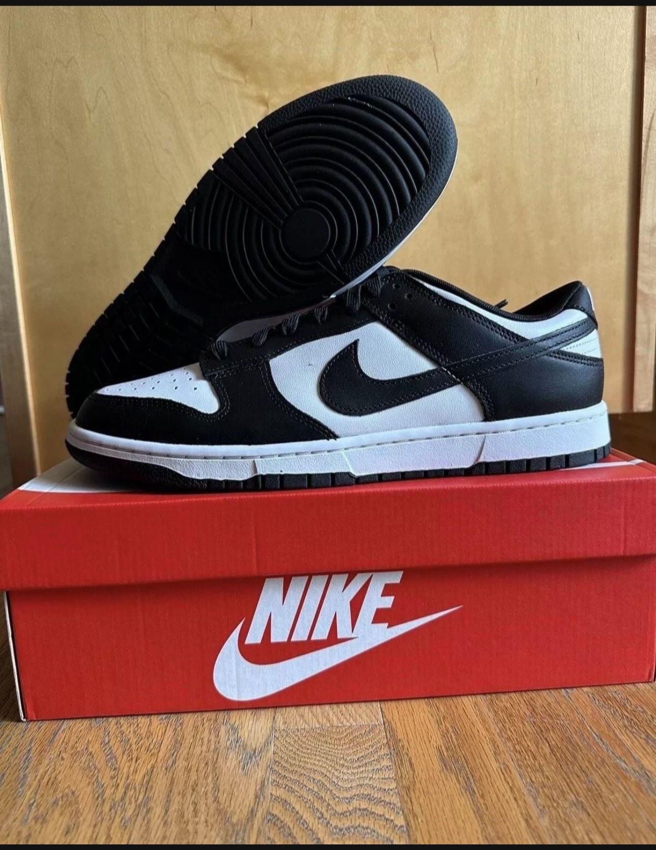 Nike Dunk Low Black White Panda Size 13 Brand New