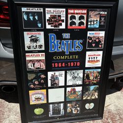 The Beatles Complete 1964 To 1970 Framed Poster 