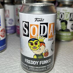 Sealed Halloween Freddy Funko Soda 