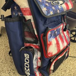 Boombah Rolling Catcher’s Baseball Or Softball Bag