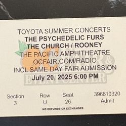 Psychedelic Furs- Pacific Amphitheatre