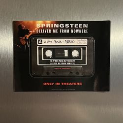 BRUCE SPRINGSTEEN Deliver Me From Nowhere Promotional Cassette Magnet