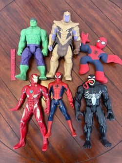 Marvel Action Figure Lot of 5 (12-inch figures)