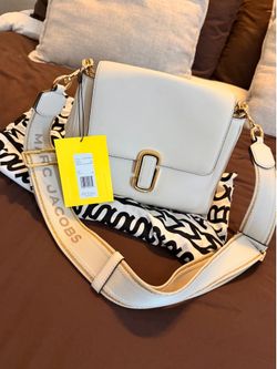 Marc Jacobs The J Marc Chain Satchel in cloud white leather