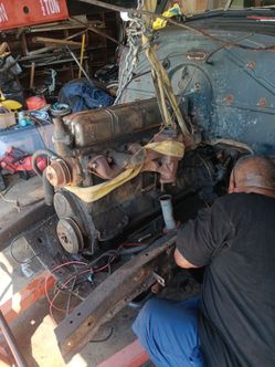 Chevy 216 running