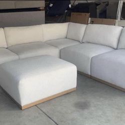 HENREDON FABRIC MODULAR SECTIONAL
