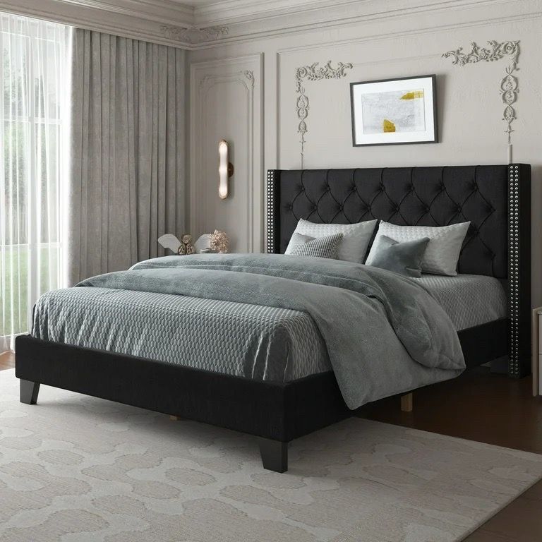 New. Queen Size Bed ποΈ2 color.