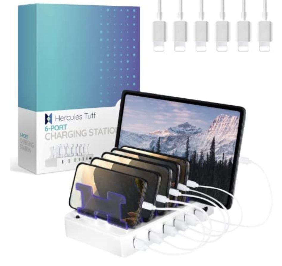 New 6 Port Charging Station / Sealed