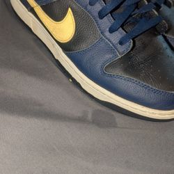 Nike Sb Dunks Blue And Yellow  Size 12