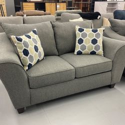 Heritage Grey Loveseat