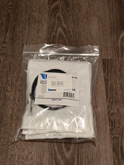 Lot of 10 Vanco Super Slim Cat6 Patch Cables 3ft SCAT6-3BK