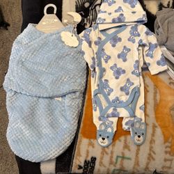Newborn Outfit + Swaddle