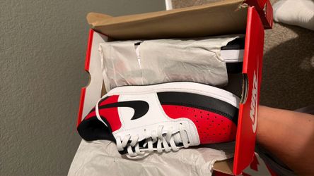 Black and red Nike