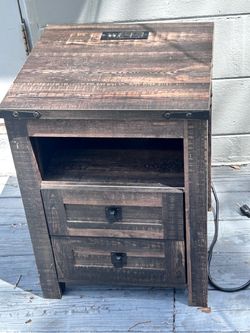 Rustic Style Night Stand