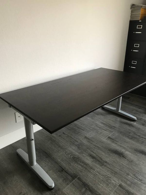 Ikea Desk Dark Brown 63 For In Santa Clara Ca Offerup