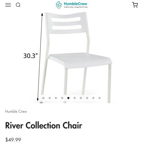 Heavy-Duty Chair By Humble Crew ● River Chair Collection ● New In Box