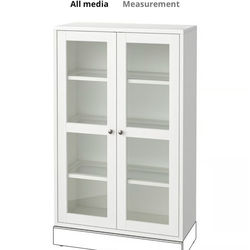 Havsta cabinets glass doors