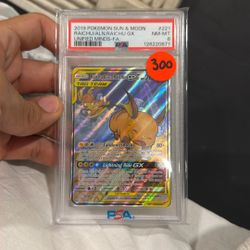 Raichu Gx Psa 8