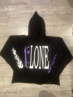 VLONE x Palm Angels Black Purple Hoodie XL (2018)