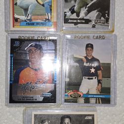 Rookies Of Bagwell,frank Thomas,Jerome Betty's, Justin Verlander Also The Famous BO Knows Basebal / Football Card