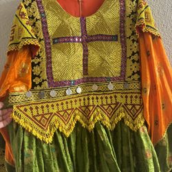 New Afghani Chochi Dress It’s Very Beautiful For Party Eid And Birthday 