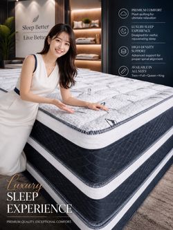 Brand New Ortho Supreme Mattresses – prices vary by size- Enjoy fast Free Delivery - Hablamos espanol