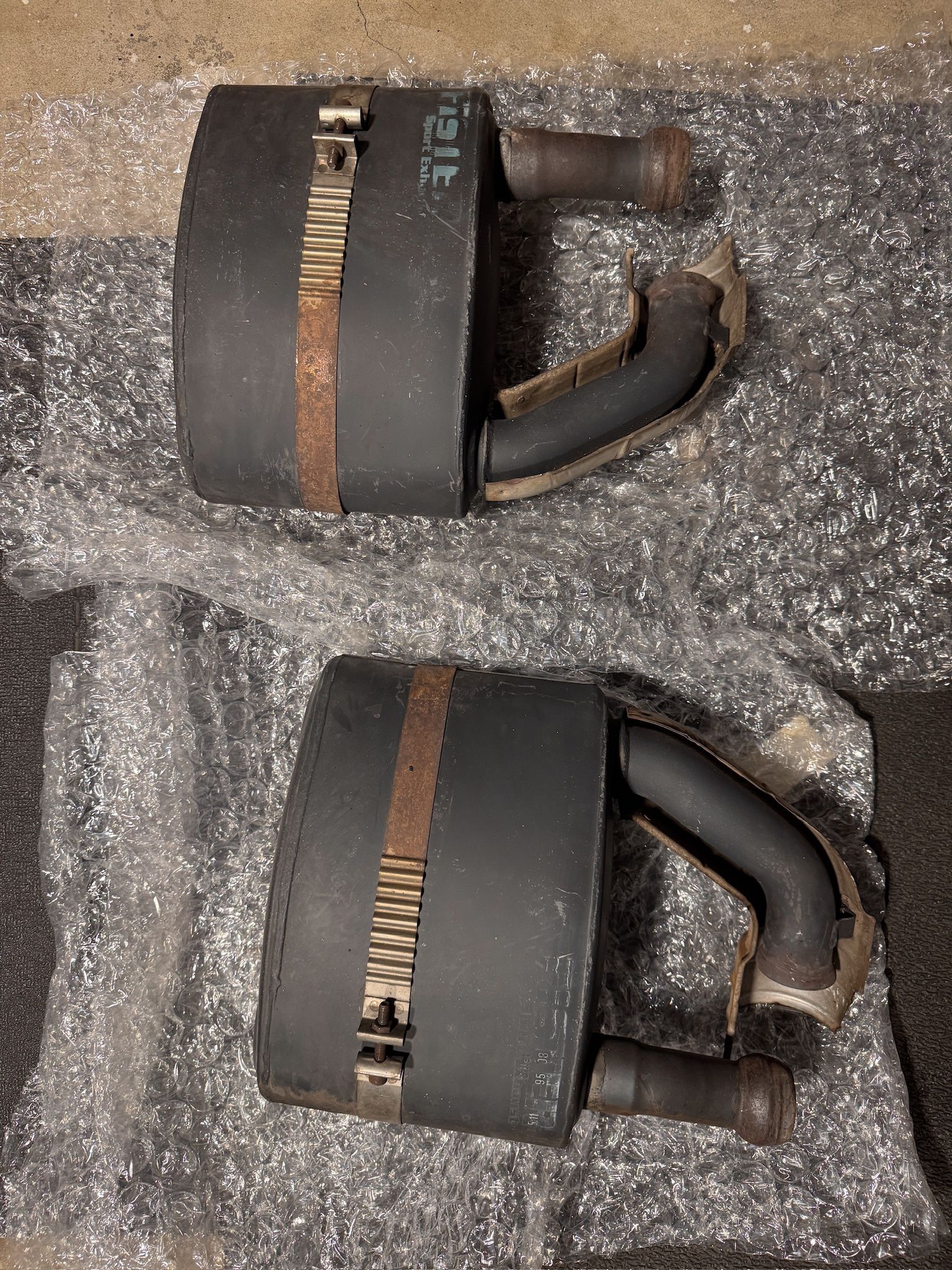 Porsche 911 993 Fister Stage 3 Exhaust Mufflers