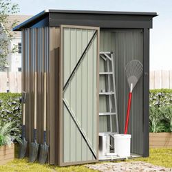 5' X 3' Outdoor Metal Storage Shed